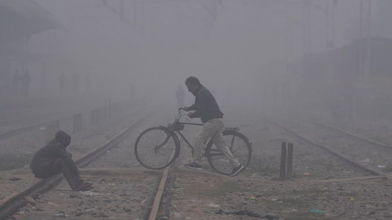 Hindistan'da soğuk hava dalgası birçok eyalette yoğun sise neden oluyor