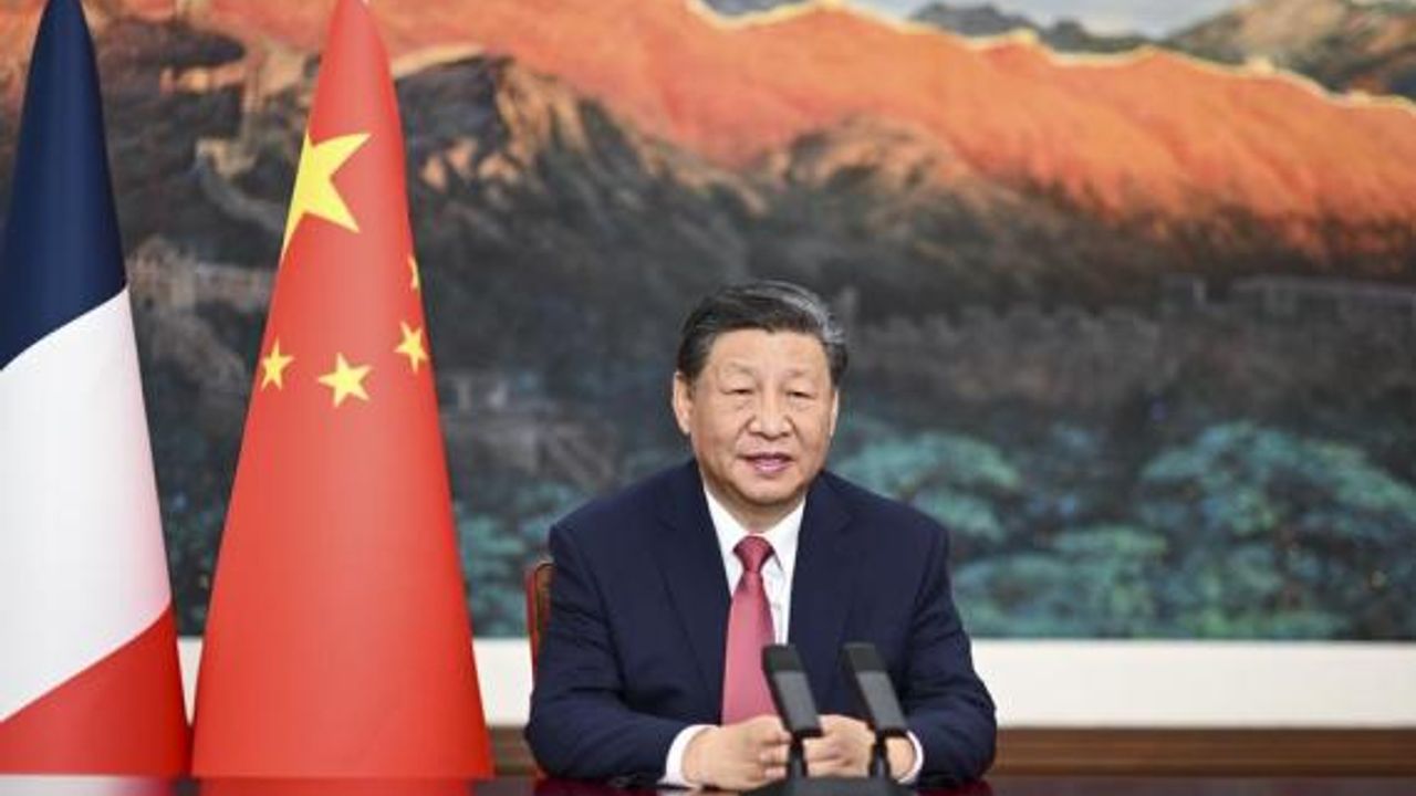 Xi, Çin-Fransa diplomatik ilişkilerinin 60. yıldönümünün kutlandığı resepsiyona video bağlantısı ile katıldı