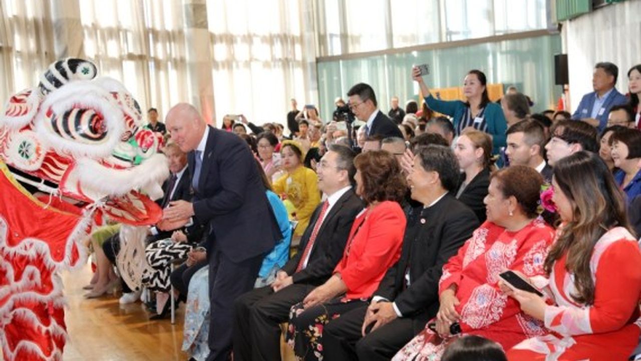 Yeni Zelanda parlamentosunda Çin Yeni Yılı için kutlama etkinliği düzenlendi