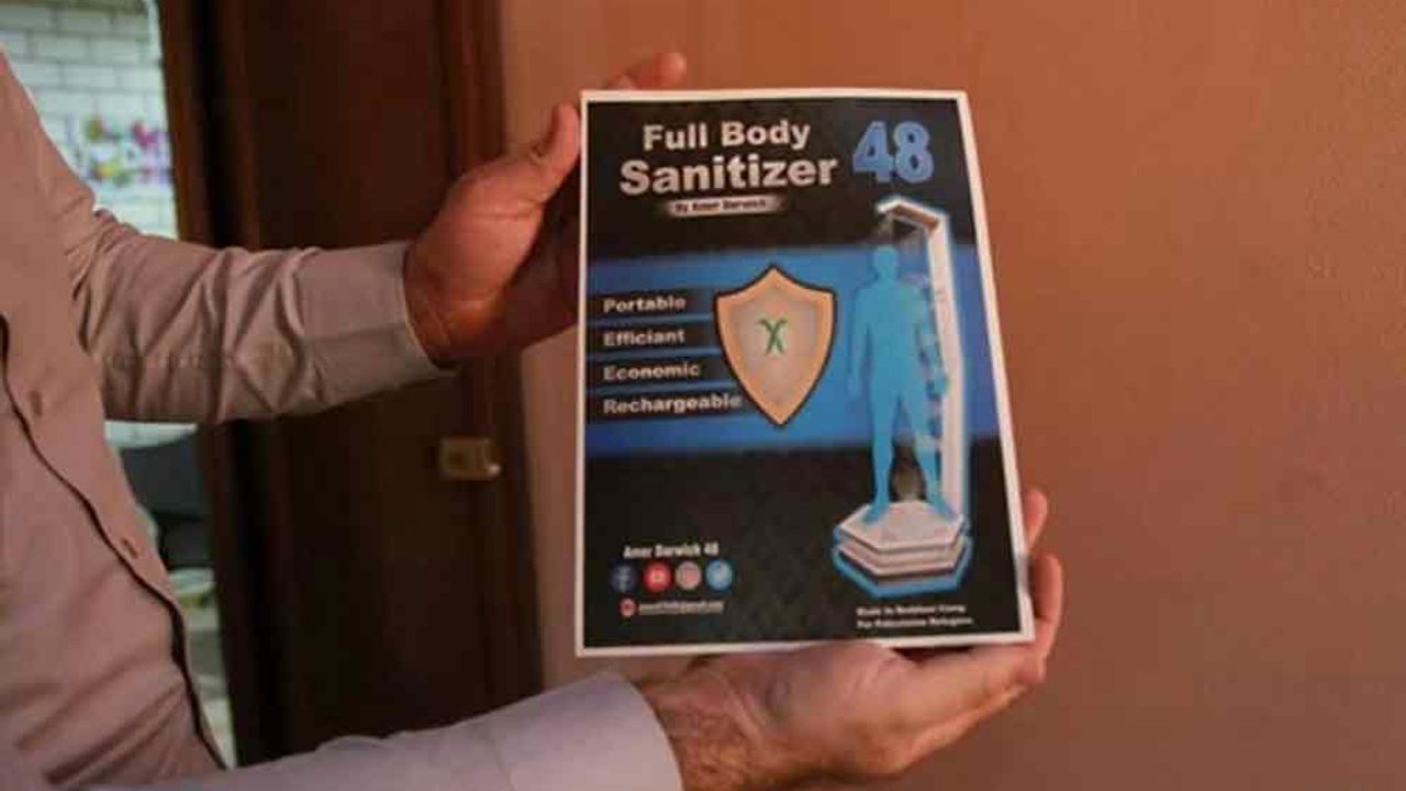 Lübnan'daki Filistinli mülteci, zorlu koşullara rağmen buluş yapıyor