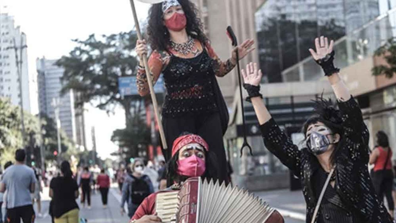 Brezilya'nın Sao Paulo kentinde Paulista Caddesi yeniden açıldı