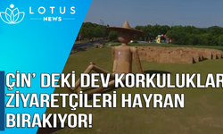 Video: Çin'deki dev korkuluklar ziyaretçileri hayran bırakıyor