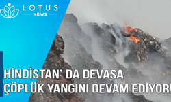 Video: Hindistan'ın başkentindeki devasa çöplükten beş gündür alevler ve duman yükseliyor