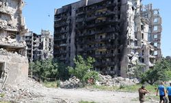 Mariupol'deki yıkımdan bir kare