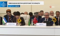 TBMM Başkanı Mustafa Şentop Bakü' de konuştu