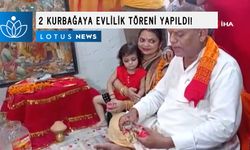 Hindistan’da yağmur yağması için 2 kurbağaya evlilik töreni yapıldı