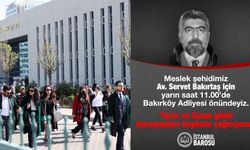 Avukat Servet Bakırtaş’ın cinayeti sonrası barolardan 7-8 Temmuz'da boykot çağrısı