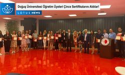 Doğuş Üniversitesi Öğretim Üyeleri Çince Sertifikalarını Aldılar