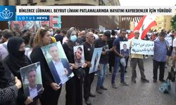 Video: Binlerce Lübnanlı, Beyrut Limanı patlamalarında hayatını kaybedenlerin anısına yürüdü