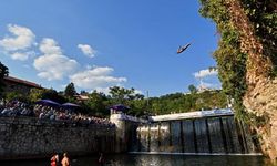 Saraybosna'da Bentbasa Uçurum Dalışları Yarışması düzenlendi