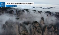 Video: Çin'in Zhangjiajie kentindeki 'Avatar dağlarını' kaplayan bulut denizi