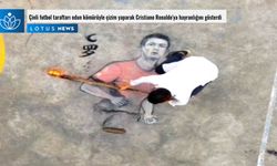 Video: Çinli futbol taraftarı odun kömürüyle çizim yaparak Cristiano Ronaldo'ya hayranlığını gösterdi