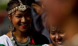 Nepal'in başkenti Katmandu'da Sama Chakeva festivali kutlandı