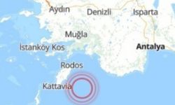 Akdeniz’de 5.4 büyüklüğünde deprem