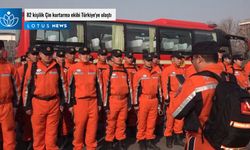 Video: 82 kişilik Çin kurtarma ekibi Türkiye'ye ulaştı