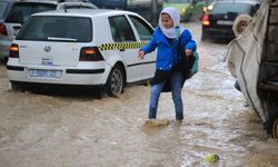 Gazze'de sel hayatı olumsuz etkiledi