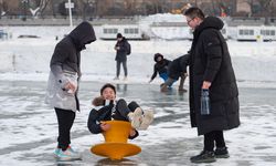 Çin'in Harbin kentindeki kar ve buz temalı park sezonu kapadı