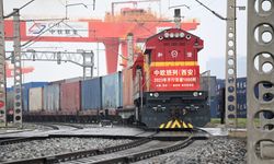 Çin'in Jinan kentinde 2.500'den fazla Çin-Avrupa yük treni seferi düzenlendi