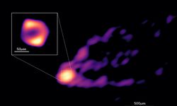 Kara deliğin gölgesinden fırlayan jet ilk kez görüntülendi