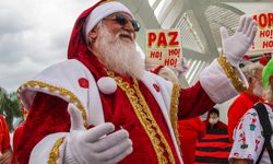 Brezilya'da Noel Baba buluşması düzenlendi