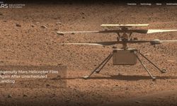 NASA'nın Mars helikopteri Kızıl Gezegen'de 55. uçuşunu tamamladı