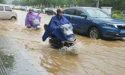 Çin'in Fuzhou kenti rekor yağışa sahne oldu