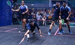 19. Asya Oyunları'nda Malezya ve Hindistan arasında Squash Karışık Çiftler Finali oynandı