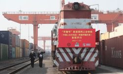 Çin'in Shandong eyaletinde bu yıl 2.500 Çin-Avrupa yük treni seferi işlem gördü