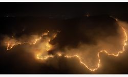 Çin'in Guizhou eyaletinde birçok noktada orman yangını çıktı