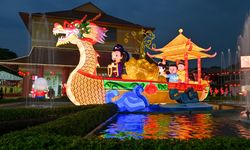 Malezya'da Çin Yeni Yılı'na özel fener gösterisi