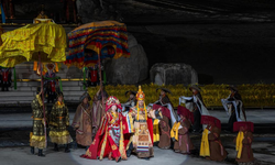 Tarihi opera "Prenses Wencheng" Çin'in Xizang eyaletinin Lhasa kentinde sahnelendi