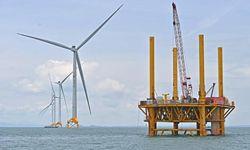 Çin'in Guangxi bölgesinde açık deniz rüzgar enerjisi projesinin inşaatı devam ediyor
