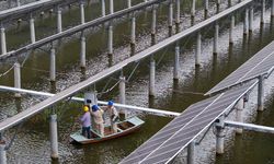 Çin'in Yangzhou kentinde temiz enerji projelerinin inşası hızla devam ediyor