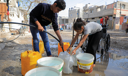 Refah'ta yaşayan Filistinliler suya erişim zorluğu çekiyor
