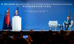 Xi ve Macron, Çin-Fransa İş Konseyi 6. toplantısının kapanış törenine katıldı