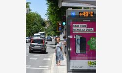 İspanya'nın başkenti Madrid'de termometreler 49 dereceyi gösterdi