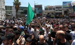 Haniye suikastı Batı Şeria'nın Nablus kentinde protesto edildi