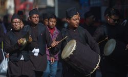 Nepal'de çeltik hasadının ardından Yomari Punhi festivali kutlandı