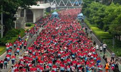 Endonezya'da 2025 Uluslararası Cakarta Maratonu'na yoğun katılım