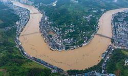 Çin'in Guizhou eyaletinde sel felaketi nedeniyle 80.000'den fazla kişi tahliye edildi