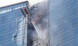Çin'in Shenzhen kentinde yüksek katlı binada yangın tatbikatı düzenlendi
