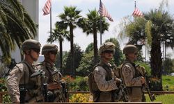 Los Angeles'ta göçmen protestoları sürerken, deniz piyadeleri güvenlik önlemlerini artırdı