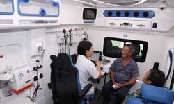 Çin'in Libao köyünde mobil klinik bölge halkına hizmet vermeye başladı