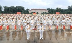 Çin'in başkenti Beijing'de düzenlenecek Zafer Günü askeri geçit töreni için hazırlıklar sürüyor