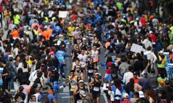 42. Meksiko Maratonu'nda binlerce koşucu parkura çıktı