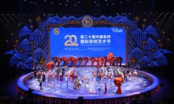20. Çin Wuqiao Uluslararası Sirk Festivali Çin'in Hebei eyaletinde başladı