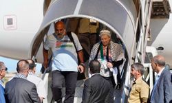 Küresel Sumud Filosu'na katılan Libyalı mürettebat ülkelerine döndü