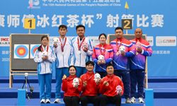 15. Çin Ulusal Oyunları'nda okçuluk karışık takım finalinde madalyalar sahiplerini buldu