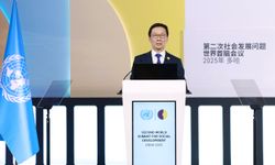 Çin Cumhurbaşkanı Yardımcısı Han, Katar'da düzenlenen 2. Dünya Sosyal Kalkınma Zirvesi'nde konuştu