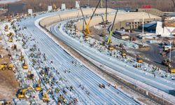 Çin'in Heilongjiang eyaletinde kar fırtınasına karşı kırmızı alarm verildi